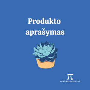 produkto aprašymas